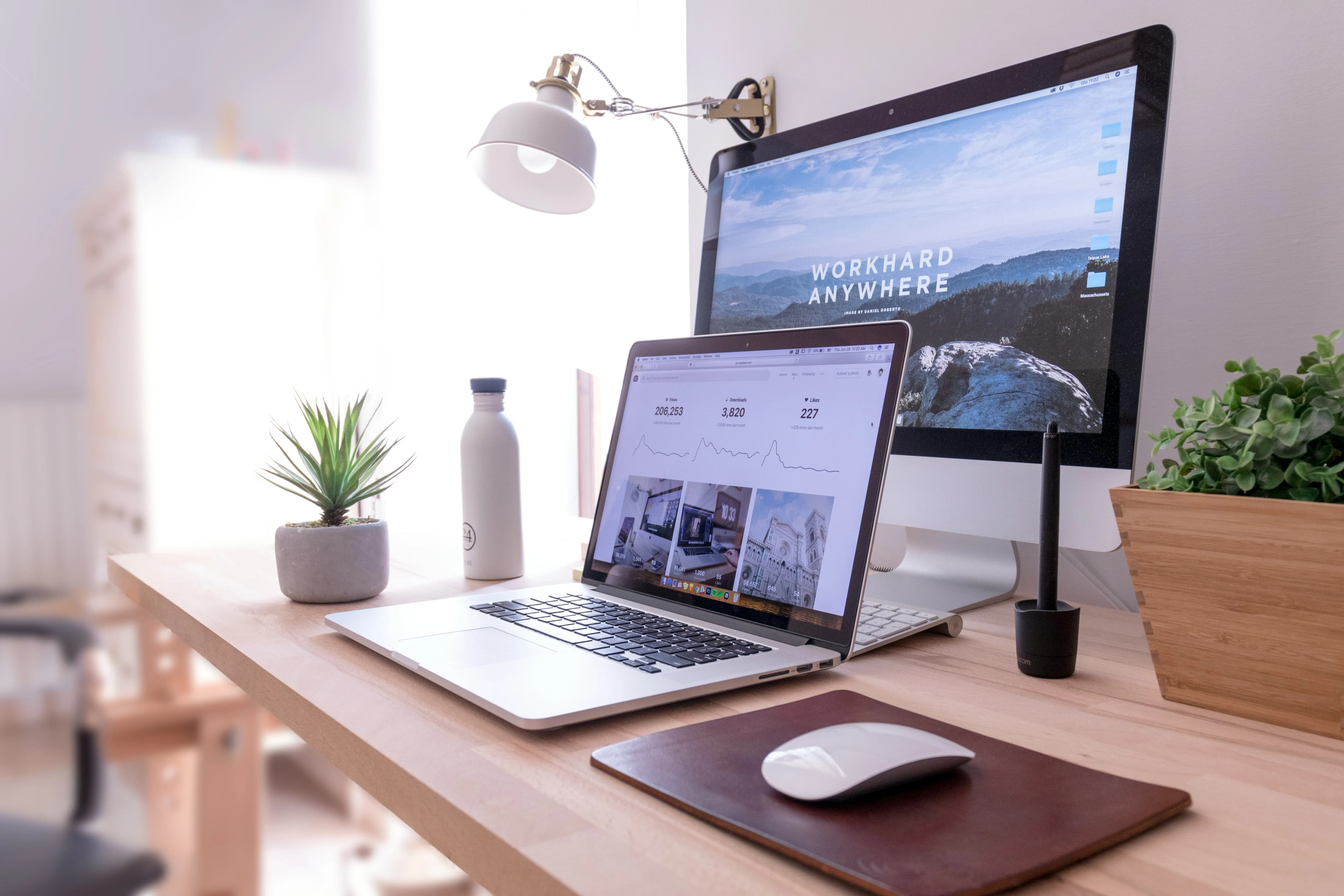 Minimal portfolio layout